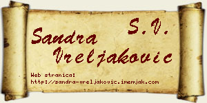 Sandra Vreljaković vizit kartica